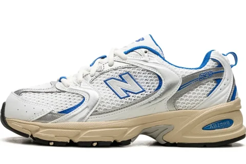 New Balance 530 White-Blue Oasis Sneakers