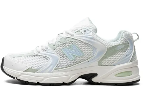 New Balance 530 White-Light Blue Sneakers