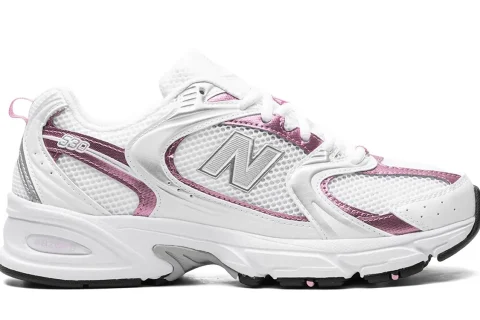 New Balance 530 White-Paradise Pink Sneakers