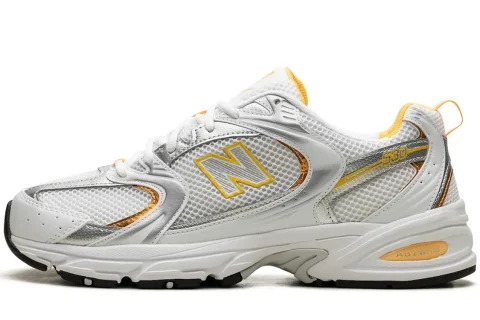 New Balance 530 White-Vibrant Apricot Sneakers