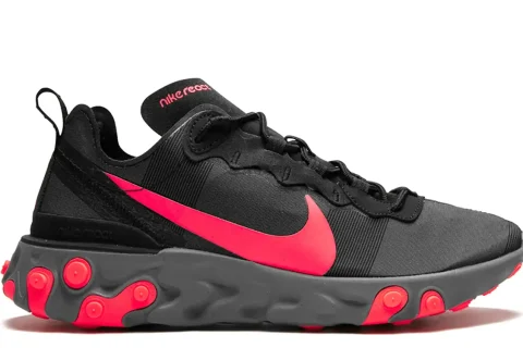 Nike React Element 55 Solar Red Sneakers