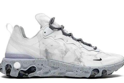 Nike React Element 55 x Kendrick Lamar Pure Platinum Sneakers