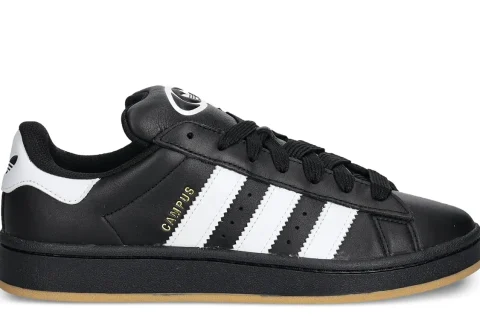 Adidas Campus 00S Sneakers Core Black-White Gum-Leather