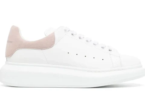 Alexander Mcqueen Oversized Sneakers Wit-Lichtroze