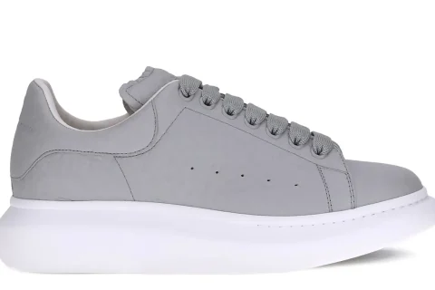 Alexander McQueen Oversized Sneakers Grey-White