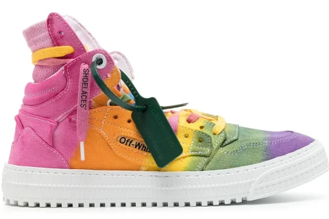Off-White Court High 3.0 Sneaker Multi-Color Tie-Dye