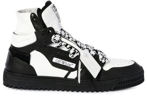 Off-White Court High 3.0 Sneaker Wit-Zwart