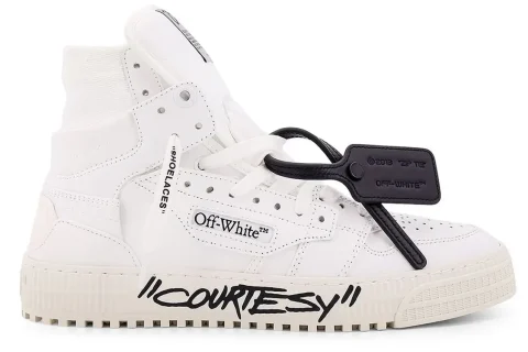 Off-White Court High 3.0 ''Courtesy'' Sneaker Wit-Zwart