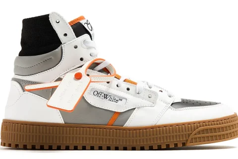 Off-White Court High 3.0 Sneaker Wit-Grijs