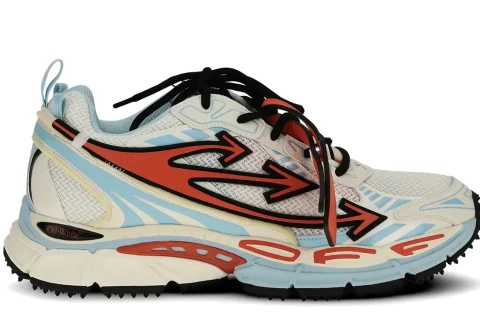 Off-White Be Right Back Sneaker Powder Blue-Coral