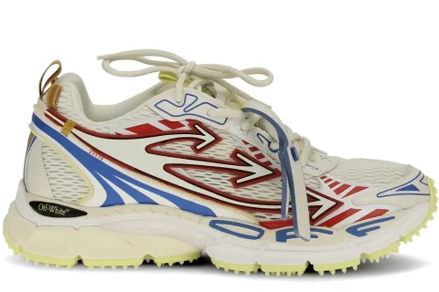 Off-White Be Right Back Sneaker White-Red-Blue