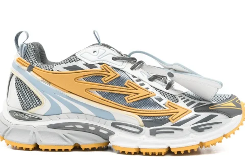 Off-White Be Right Back Sneaker Yellow-Grey