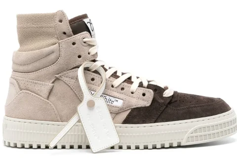 Off-White Court High 3.0 Sneaker Brown-Angora