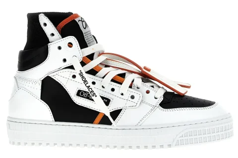 Off-White Court High 3.0 Sneaker Wit-Zwart-Oranje