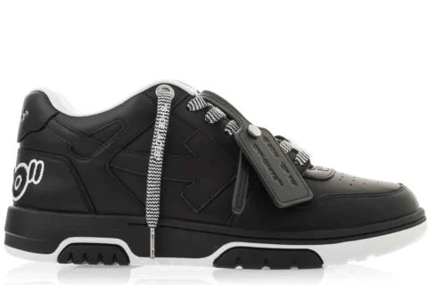 Off-White Slim Out Of Office Patch Sneaker Black-Black