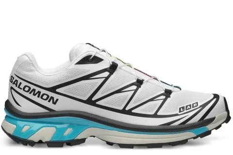 Salomon XT-6 ''Black White Blue Curacao'' Sneakers