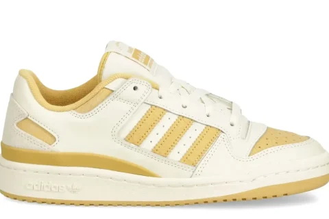 Adidas Forum Low CL Sneakers “Cream White-Yellow-Warm Vanilla”