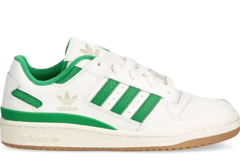 Adidas Forum Low CL Sneakers “Cloud White-Green”