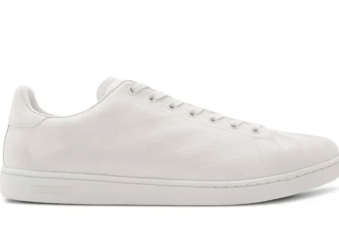 Burberry Check Leather 'Set' Sneakers Wit