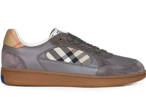 Burberry Check Terrace Sneakers Grijs