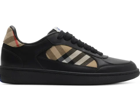 Burberry Check Terrace Sneakers Zwart-Beige