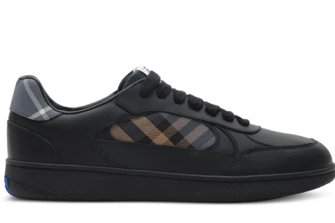 Burberry Check Terrace Sneakers Zwart