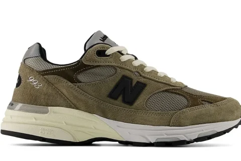 New Balance 993 Made In USA x JJJJound ''Military Grey Angora'' Sneakers