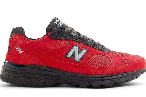New Balance 993 Made In USA ''Team Red/Black Red'' Sneakers