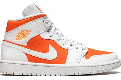 Nike Air Jordan 1 Mid 'Bright Citrus' Sneakers