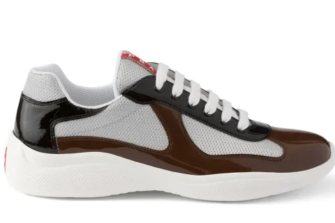 Prada America's Cup Sneakers Ebony-Silver
