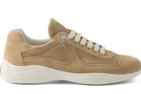 Prada America's Cup Sneakers Sand Beige
