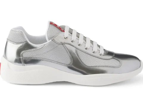 Prada America's Cup Sneakers Silver