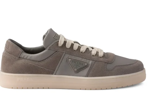 Prada Downtown Re-Nylon Sneakers Donkergrijs-Antraciet