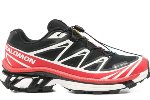 Salomon XT-6 GORE-TEX “Black Flame Scarlet” Sneakers