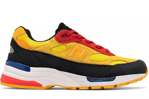 New Balance 992 Made In USA ''Atomic Yellow Red'' Sneakers