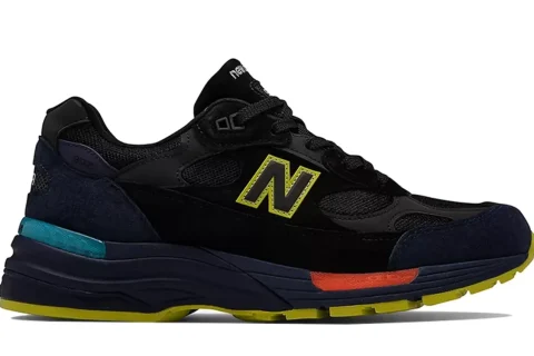 New Balance 992 Made In USA ''Black Purple'' Sneakers