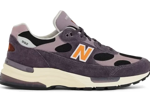 New Balance 992 Made In USA ''Purple Grey'' Sneakers