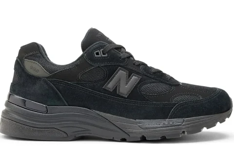 New Balance 992 Made In USA ''Triple Black'' Sneakers