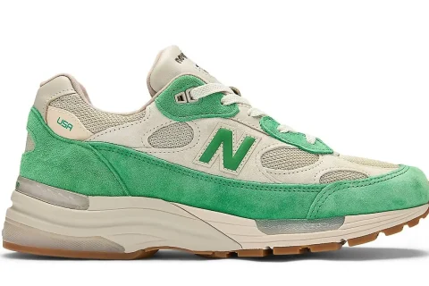 New Balance 992 Made In USA x Every Now And Then ''Mint Gum'' Sneakers