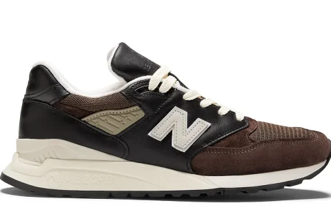 New Balance 998 Made In USA 'Brown Black' Sneakers