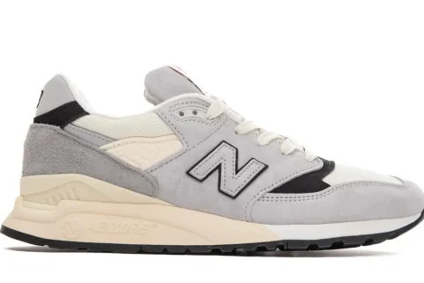 New Balance 998 Made In USA 'Grey Black' Sneakers