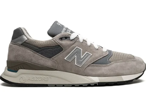 New Balance 998 Made In USA 'Grey Silver' Sneakers
