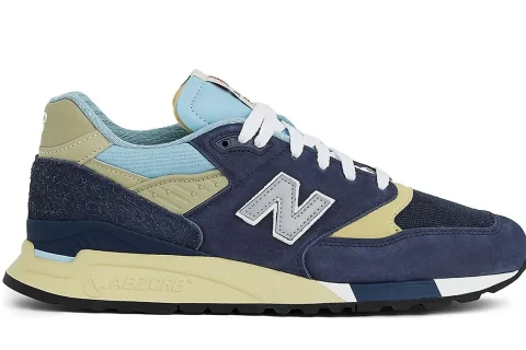 New Balance 998 Made In USA 'Navy Chrome Blue' Sneakers