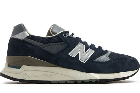 New Balance 998 Made In USA 'Navy Grey' Sneakers