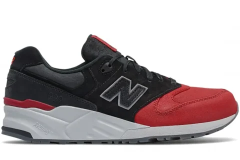 New Balance 999 Canvas Waxed "Red Black" Sneakers