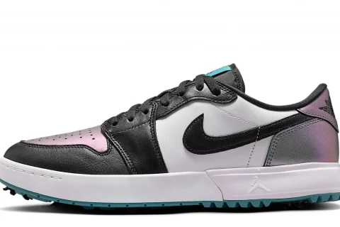 Nike Air Jordan 1 Low G met spikes "Mineral Teal Wit Zwart" Schoenen