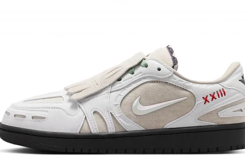 Nike Air Jordan 1 Low Method of Make "Light Orewood Brown Zwart Steam Wit" Dames schoenen
