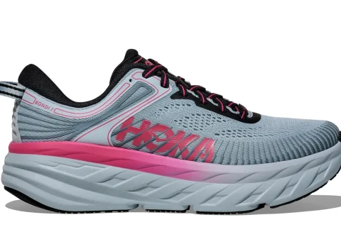 HOKA Bondi 7 "Mineral Blue Rhubarb" Heren schoenen