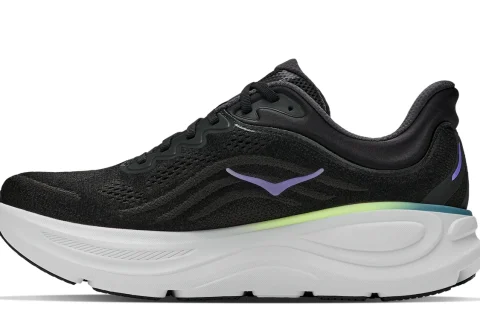 HOKA Bondi 9 "Black Neon Yuzu" Heren schoenen