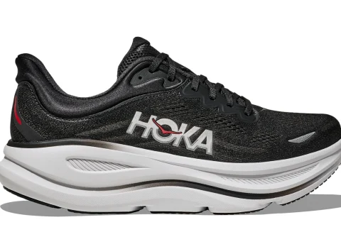 HOKA Bondi 9 "Black Vermillion" Heren schoenen